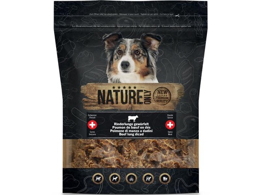 [90240921 1391519] NATUREonly Kauartikel Rinderlunge gewürfelt, 260 g
