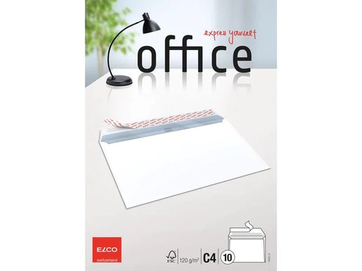[90041354 240654] ELCO Couvert Office C4 ohne Fenster, 10 Stück