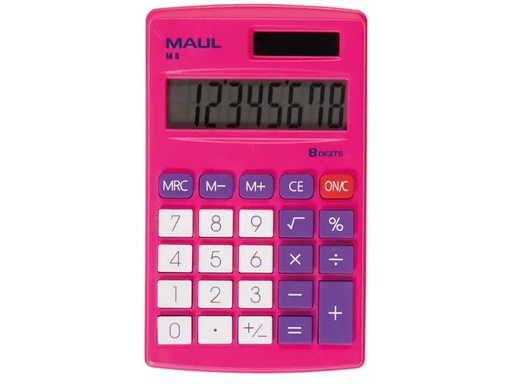 [90241172 1348130] Maul Taschenrechner M8 Pink