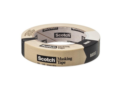[90241186 1382578] 3M Scotch Abdeckband Basic 24 mm x 50 m, Beige