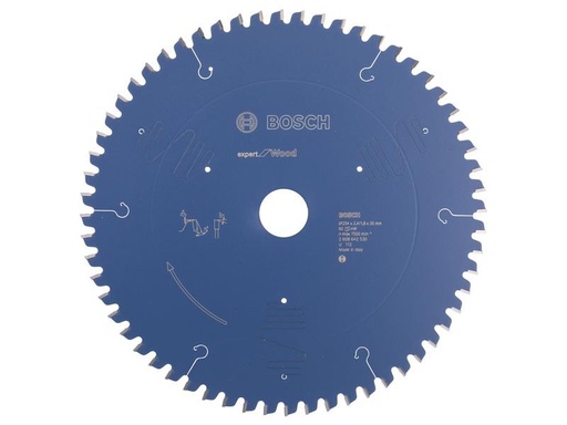 [90241209 1338654] Bosch Professional Kreissägeblatt Expert for Wood, 254 x 30 x 2.4 mm, Z 60