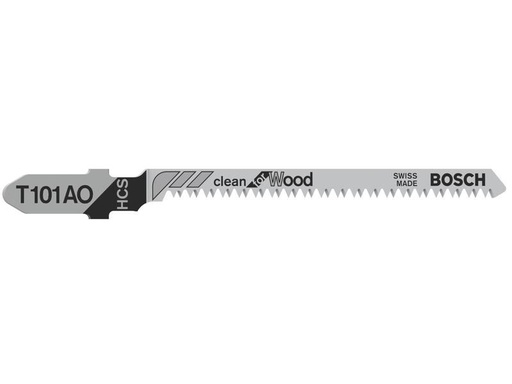 [90241219 1338554] Bosch Professional Stichsägeblätter-Set T 101 AO Clean for Wood, 3-teilig