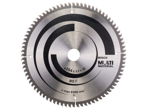 [90241238 1338602] Bosch Professional Kreissägeblatt Multi Material, 254 x 30 x 3.2 mm, Z 80