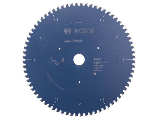 [90241258 1338655] Bosch Professional Kreissägeblatt Expert for Wood, 305 x 30 x 2.4 mm, Z 72