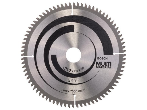 [90241336 1338598] Bosch Professional Kreissägeblatt Multi Material, 210 x 30 x 2.5 mm, Z 80