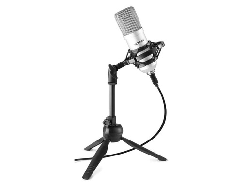 [90041436 1114612] Vonyx Kondensatormikrofon CM300S Silber