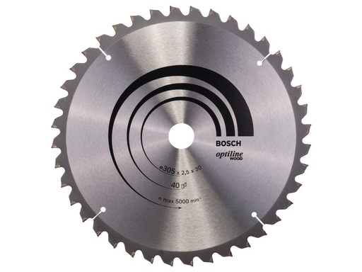 [90241567 1338593] Bosch Professional Kreissägeblatt Optiline Wood, 305 x 30 x 2.5 mm, Z 40