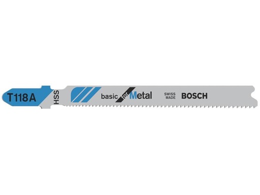 [90241572 1338556] Bosch Professional Stichsägeblätter-Set T 118 A Basic for Metal, 5-teilig