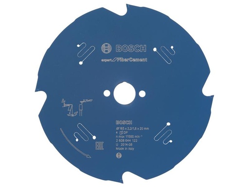 [90241595 1338675] Bosch Professional Kreissägeblatt Expert Fibre Cement, 165 x 20 x 2.2 mm, Z 4