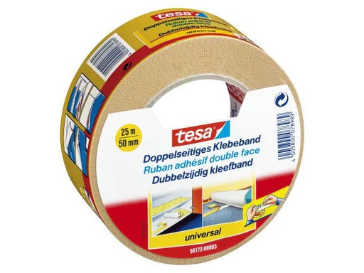 [90041466 339072] tesa Doppelseitiges Klebeband 25 m x 50 mm