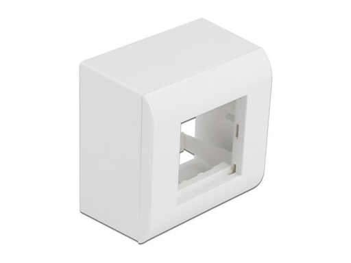 [90241646 1404561] Delock Easy 45 Aufputzgehäuse 82 x 82 mm Weiss
