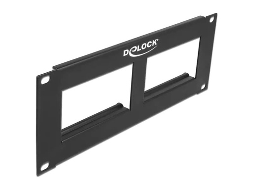 [90241708 1404575] Delock Patchpanel Easy 45 2 x 90.5 x 45.2 mm, 2 HE 10 Rack