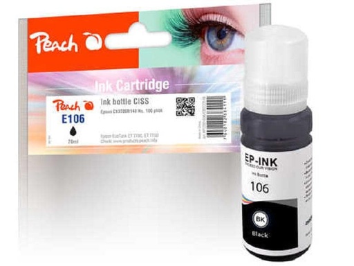 [90041518 1142665] Peach Tinte Epson 106 (C13T00R140) Black