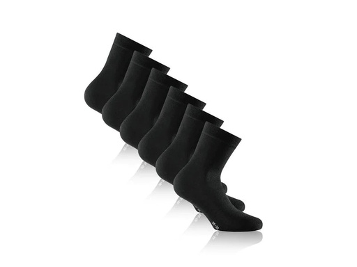 [90241807 1412832] Rohner Socks Socken Soft Touch Schwarz 3er-Pack