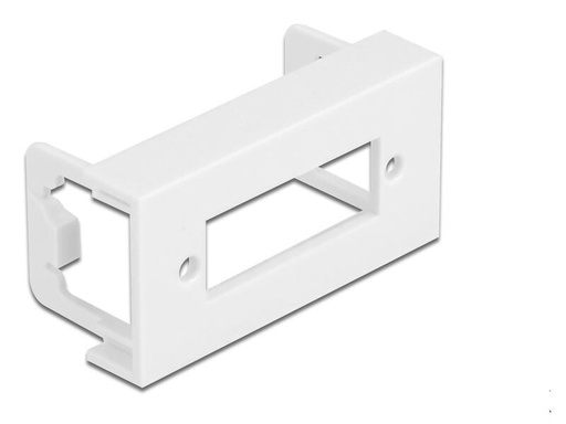 [90241838 1404572] Delock Easy 45 Modulblende Rechteck-Ausschnitt 10 Stück, Weiss
