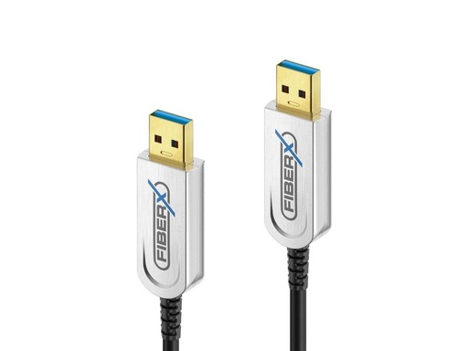 [90041560 1162251] FiberX USB 3.1-Kabel Gen2, Fiber, 10Gbps USB A - USB A 50 m