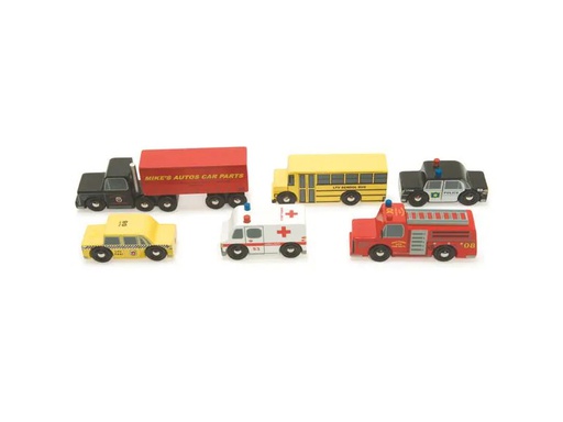 [90241885 1347927] LE TOY VAN Spielzeugfahrzeug New York Car Set