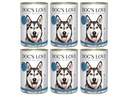 Dog's Love Nassfutter Adult Fisch, 6 x 400 g