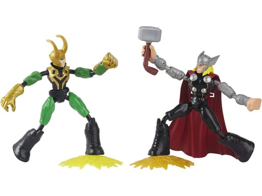 [90242058 1388610] MARVEL Avengers Bend and Flex Thor gegen Loki