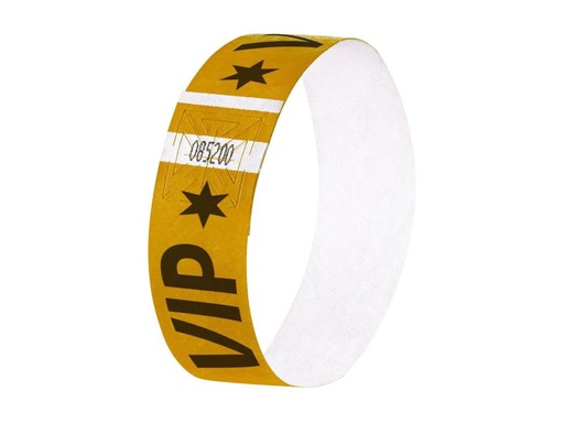 [90041616 543014] Sigel Eventbänder VIP 25.5 x 2.5 cm  Gold