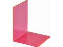 Maul Buchstütze aus Acryl Neon 10 x 10 x 13 cm, Pink, 2 Stk.