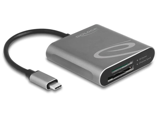 [90242633 1406614] Delock Card Reader Extern 91000 USB Typ-C für SD Express/CFexpress