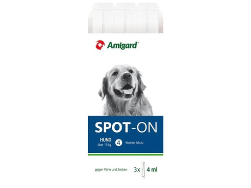 [90242784 1385922] Amigard Anti-Parasit-Tropfen Spot-on Hund, 3 x 4 ml