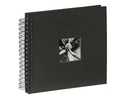 Hama Fotoalbum Fine Art 28 x 24 cm Schwarz, 50 schwarze Seiten