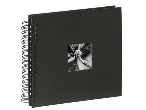 [90041828 1064775] Hama Fotoalbum Fine Art 28 x 24 cm Schwarz, 50 schwarze Seiten
