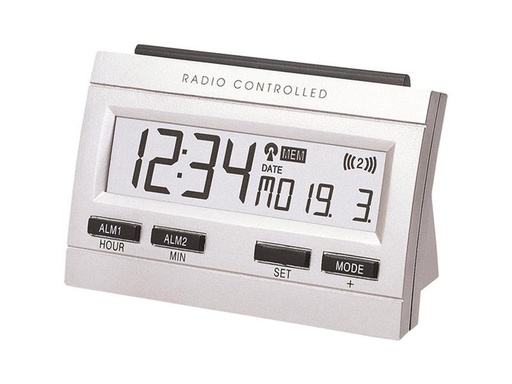 [90242845 1411554] Technoline Funkwecker WT87 Silber