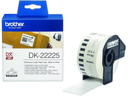 [90242907 1403195] Brother Etikettenrolle DK-22225 Thermo Direkt 38 mm x 30.48 m