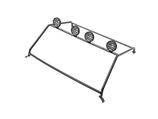 [90041842 1023939] RC4WD Modellbau-Überrollbügel Exterior Steel Lights VS4-10 Schwarz
