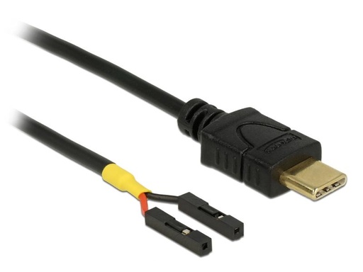 [90041945 721801] Delock USB-Stromkabel 2x Pfostenbuchse USB C - Pinheader 0.3 m