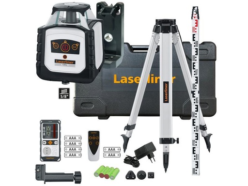 [90243101 1390901] Laserliner Rotationslaser Cubus 210S Set 150 cm 200 m