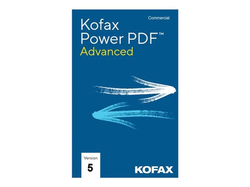 [90243180 1418809] Kofax Power PDF Advanced 5.0 Upgrade, 50-99 User, Maintenance 1yr
