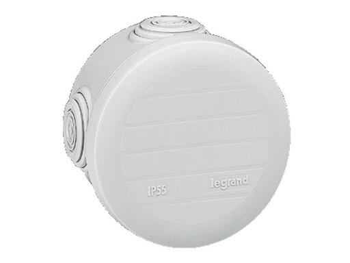 [90243194 1357499] Legrand Abzweigdose Plexo AP, nass IP55, Grau Rund 60 x 40 mm
