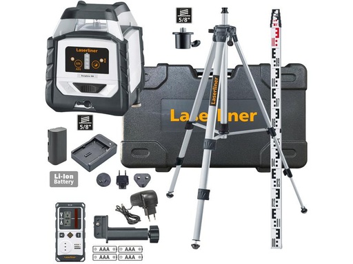 [90243256 1390902] Laserliner Linienlaser Duraplane 360 Set 175 cm, Rot 20 m