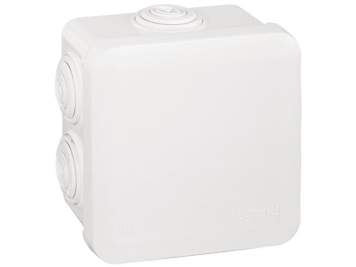 [90243337 1357496] Legrand Abzweigdose Plexo AP, nass IP55, Weiss 80 x 80 x 45 mm