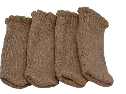 [90243404 1402956] Dameco Bodenschoner Uni 4er Set, Beige