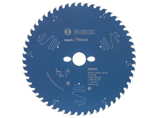 [90243793 1338684] Bosch Professional Kreissägeblatt Expert for Wood 254 x 30 x 2.6 mm, Z 54