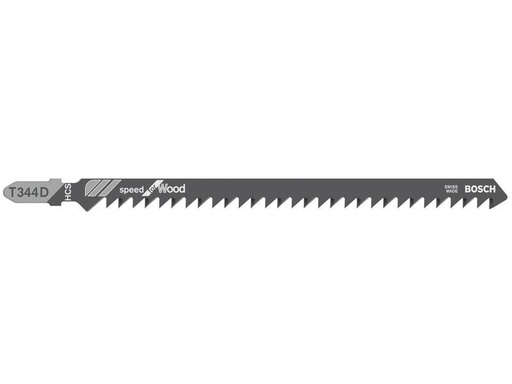 [90243796 1338569] Bosch Professional Stichsägeblatt T 344 D Speed for Wood, 5 Stück