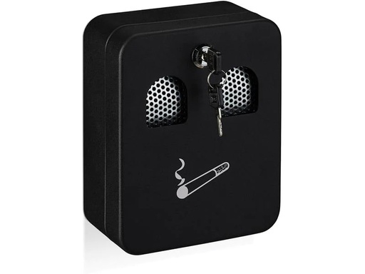 [90243816 1414821] relaxdays Wandascher für aussen Schwarz/Silber