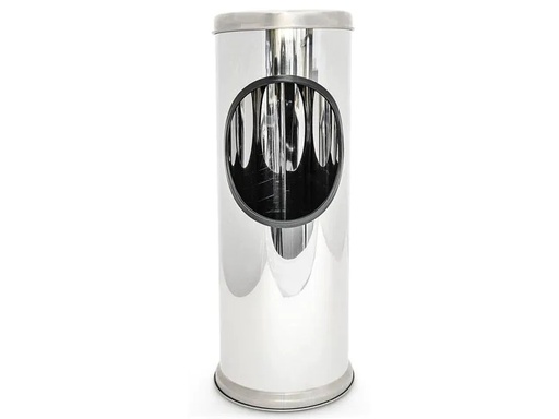 [90243976 1414835] relaxdays Standascher aus Edelstahl Silber