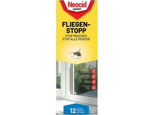 [90244193 1422082] Neocid Expert Insektenfalle Fliegen-Stopp, 12 Stück