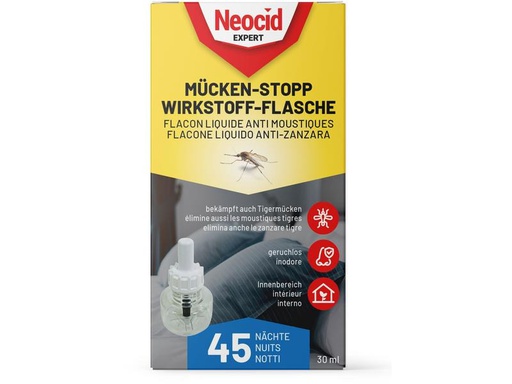 [90244206 1422087] Neocid Expert Mückenstecker Mücken-Stopp Wirkstoff-Flasche, 1 Stück