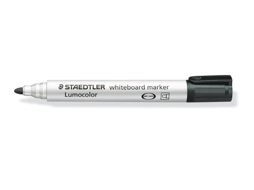 [90042210 914739] Staedtler Whiteboard-Marker Lumocolor 351 Schwarz, Rundspitze