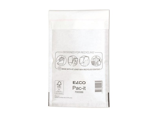 [90244269 1389724] ELCO Luftpolstertasche 14.2 x 22.5 cm Weiss, Pack à 100 Stück