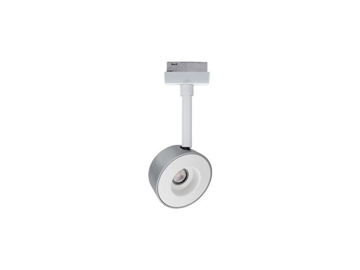 [90244315 1415819] Paulmann LED Schienenspot URail Pellet, 4 W, 2700 K, Weiss/ Chrom