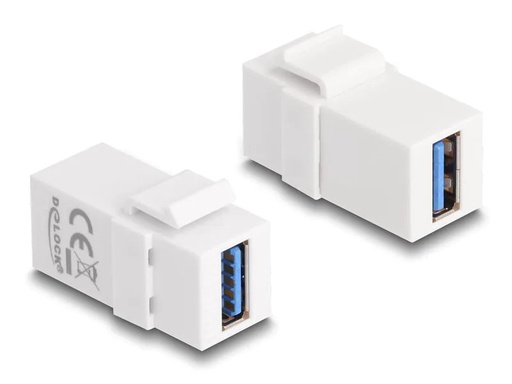 [90244363 1419855] Delock Keystone-Modul USB 3.0 A Weiss