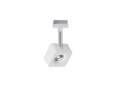 Paulmann LED Schienenspot URail Cube, 8 W, 2700 K, Weiss/ Chrom